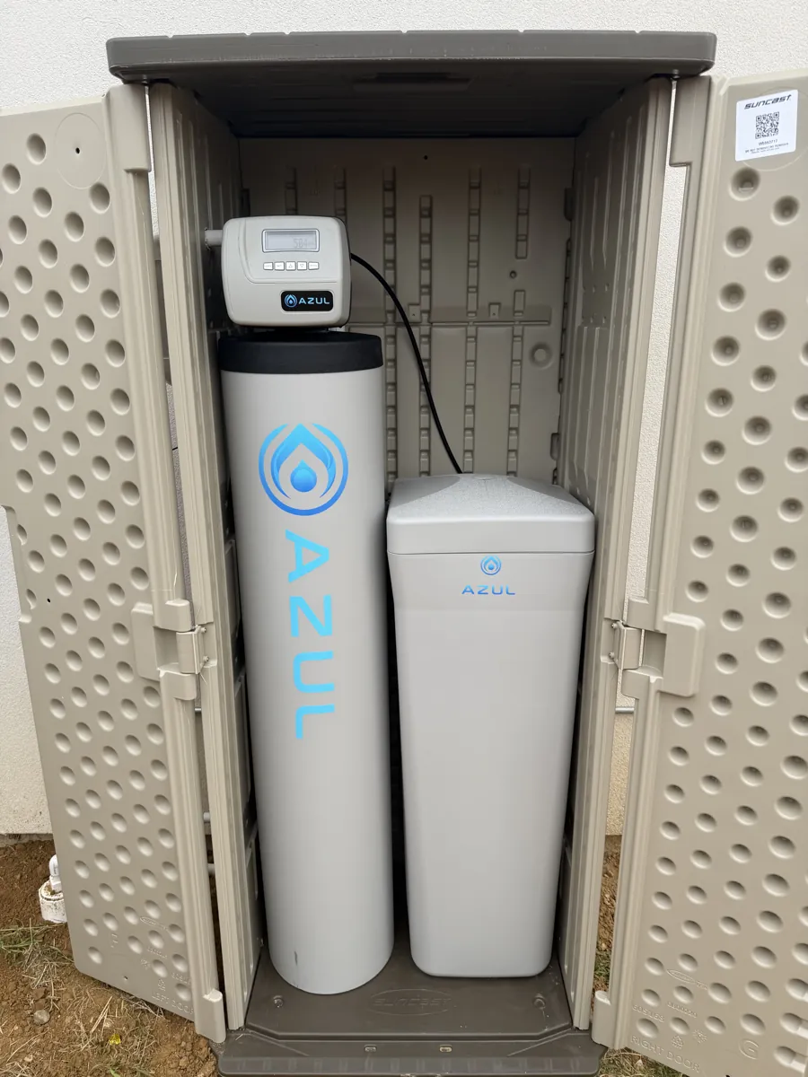 Azul Water Co whole-house softener installation — Laredo TX