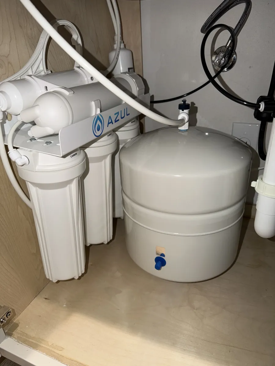 Azul A550 reverse osmosis under-sink install — Laredo TX