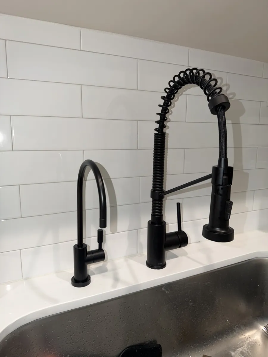 Azul Water Co RO drinking water tap install — Laredo TX